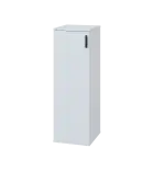 LN 3 - 3D kancelářská skříň, 1-dveřová, levá, 1107x360x400, bílá